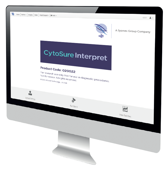 Cytosure Interpret Software Displayed On Computer Screen